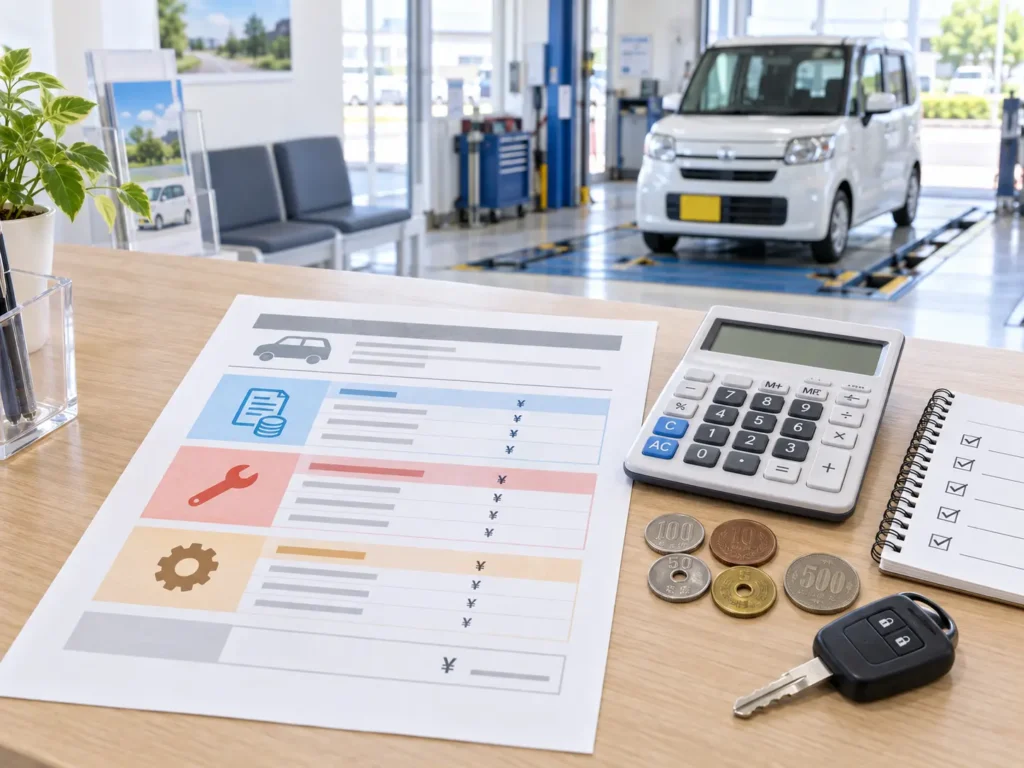 軽自動車の車検費用の内訳と節約ポイント：本当にかかるお金をわかりやすく解説